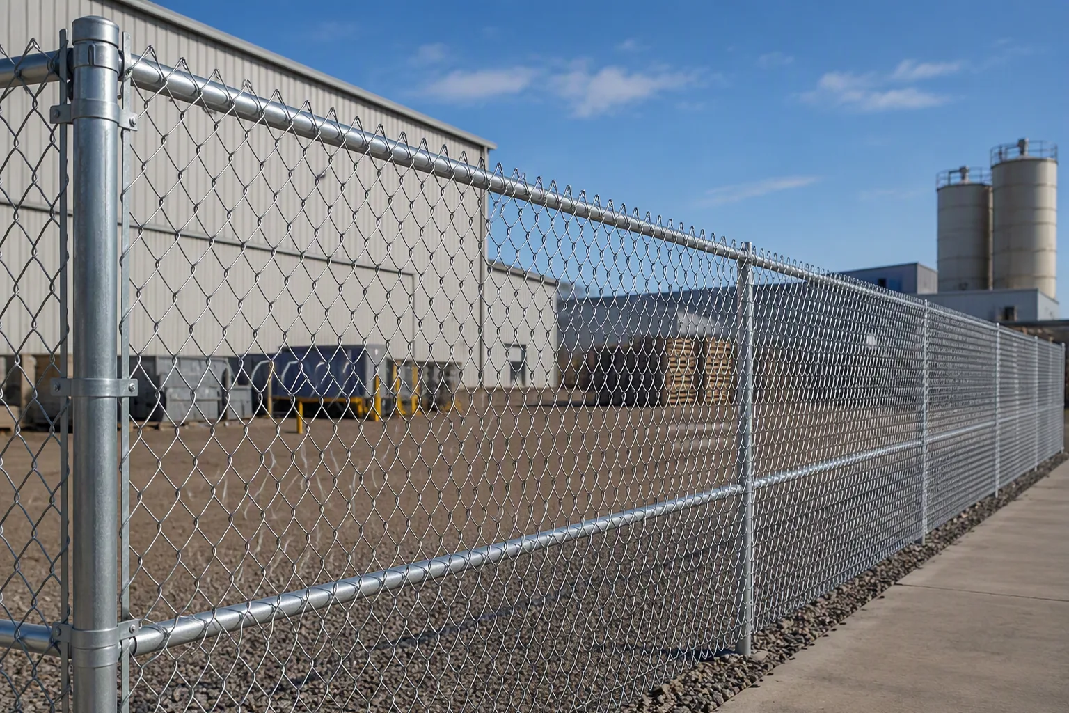 Mining Camp Perimeter · Africa — HJ Fence export project